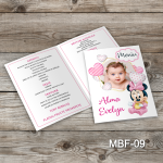 Meniuri botez cu poza - Minnie Mouse - MBF-09