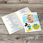 Meniuri botez cu poza - Mickey Mouse - MBF-25