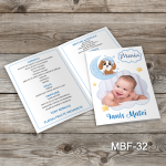 Meniuri botez cu poza - Catelus - MBF-32