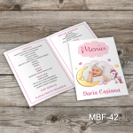 Meniuri botez cu poza - Unicorn - MBF-42