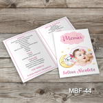 Meniuri botez cu poza - Pisica - MBF-44