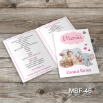 Meniuri botez cu poza - Elefant - MBF-46