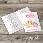 Meniuri botez cu poza - Pisica Marie - MBF-51