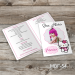 Meniuri botez cu poza - Hello Kitty - MBF-54