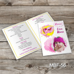 Meniuri botez cu poza - Unicorn - MBF-56