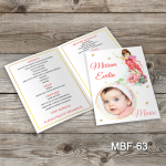 Meniuri botez cu poza - Zana Florilor - MBF-63