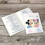 Meniuri botez - Mickey si Minnie Mouse - MB-94