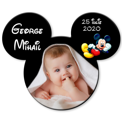 Marturii botez Mickey Mouse Magneti frigider