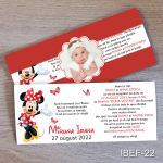 invitatii botez Minnie Mouse