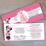 invitatii botez Minnie Mouse