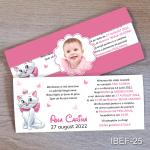invitatii botez pisicuta Marie