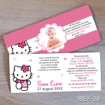 invitatii botez Hello Kitty