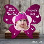 Marturii botez fetita - Magneti forma Fluture - MCF-09
