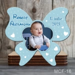 Marturii botez baiat - Magneti forma Fluture - MCF-16