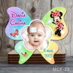 Marturii botez fetita - Magneti forma Fluture - Minnie Mouse - MCF-23