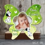 Marturii botez baiat - Magneti forma Fluture - Dalmatieni - MCF-36