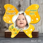 Marturii botez fetita - Magneti forma Fluture - MCF-37