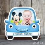 Marturii botez baieti Magneti Masinuta - Mickey Mouse - MFM-05