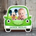 Marturii botez baieti Magneti Masinuta - Mickey Mouse - MFM-06