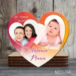 Marturii botez fete Magneti forma Inima - MCI-04