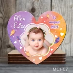 Marturii botez fete Magneti forma Inima - MCI-07