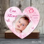 Marturii botez fete Magneti forma Inima - MCI-09