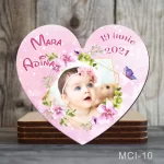 Marturii botez fete Magneti forma Inima - MCI-10