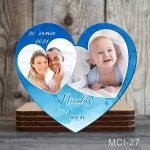 Marturii botez baieti Magneti forma Inima - MCI-27