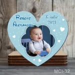 Marturii botez baieti Magneti forma Inima - MCI-32