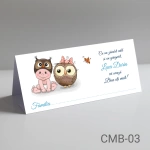 Plicuri bani botez baieti - Bufnita - CMB-03