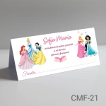 Plicuri bani botez fete - Printese Disney - CMF-21