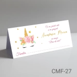 Plicuri bani botez fete - Unicorn - CMF-27