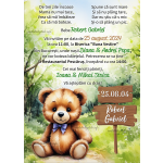invitatii botez ursulet