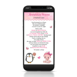 Invitatie digitala botez fetite - IDF-02