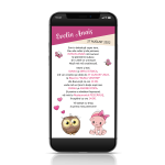 Invitatie digitala botez fetite - IDF-06