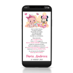 Invitatie digitala botez fetite - IDF-09