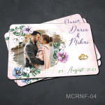 Marturii nunta magnetice cu poza - MCRNF-04