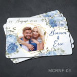 Marturii nunta magnetice cu poza - MCRNF-08