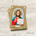 Marturii Iconite Magnetice - 7x5 cm - Domnul Iisus Hristos - IMS-06