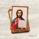 Marturii Iconite Magnetice - 7x5 cm - Domnul Iisus Hristos - IMS-07