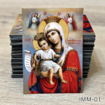 Marturii Iconite Magnetice - 9x6 cm - Maica Domnului cu pruncul Iisus Hristos - IMM-01
