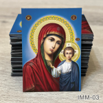Marturii Iconite Magnetice - 9x6 cm - Maica Domnului cu pruncul Iisus Hristos - IMM-03