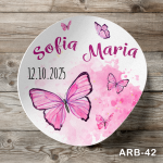 Etichete autocolante rotunde - Fluturi - ARB-42