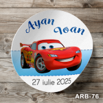 Etichete autocolante rotunde - Cars - ARB-76