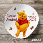 Etichete autocolante rotunde - Winnie the Pooh - ARB-91