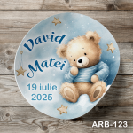 Etichete autocolante rotunde - Ursulet - ARB-123