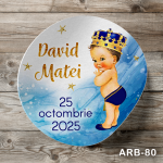 Etichete autocolante rotunde - Micul Print - ARB-80