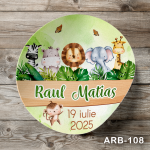 Etichete autocolante rotunde - Safari - ARB-108