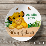 Etichete autocolante rotunde - Simba - The Lion King - ARB-84