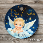 Etichete marturii botez rotunde - Ingeras - ERB-105